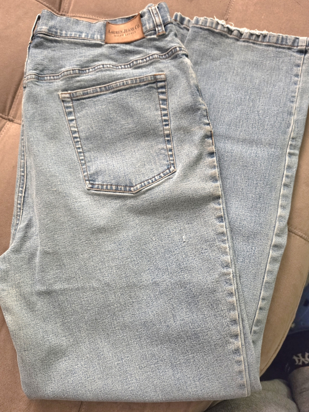 Vtg. Ralph Lauren Light Blue Straight-Leg Jeans